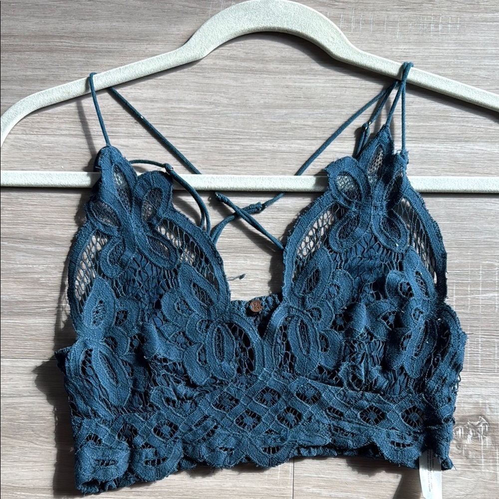 Teal Lace Bralette